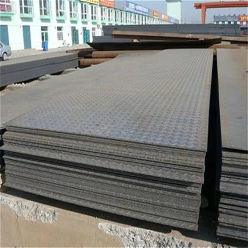 ASTM A36 Hot Rolled Black Chequered Carbon Steel Sheet/Checkered Plate Manufacturer Sheet
