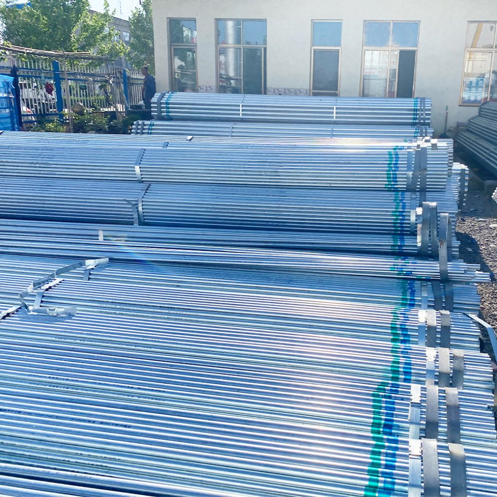 Hot DIP Mild Gi Pipe Tubes Galvanized Iron Steel Round Pipe Price