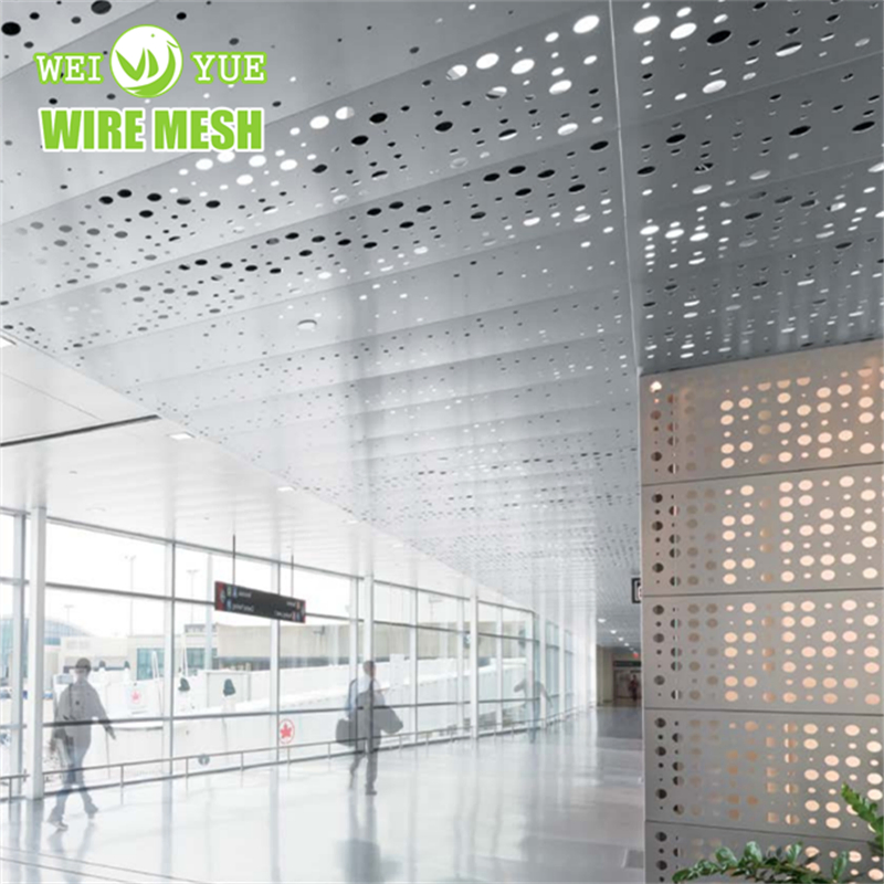 Decorative Aluminium 0.5mm/0.8mm/1.0mm/2.0mm Thickness Perforated Mesh Screen Punched Metal Sheet Wall Panel for Filter/ Ceiling Panels/ Fence