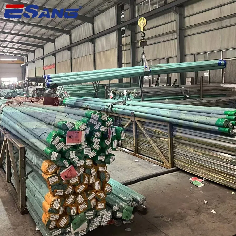 Esang Ss Tube Manufacturer Handrail Polished Brushed Round 2 Inch Welded 304 Stainless Steel Pipe
