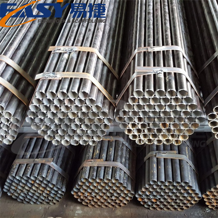 Easy Scaffolding 1/2"-24"/48.3/48.6mm Black Carbon Hot DIP Galvanized Welded/Seamless Q235/Q245/Stk400/Stk500 Material Steel Square/ Round Scaffolding Pipe