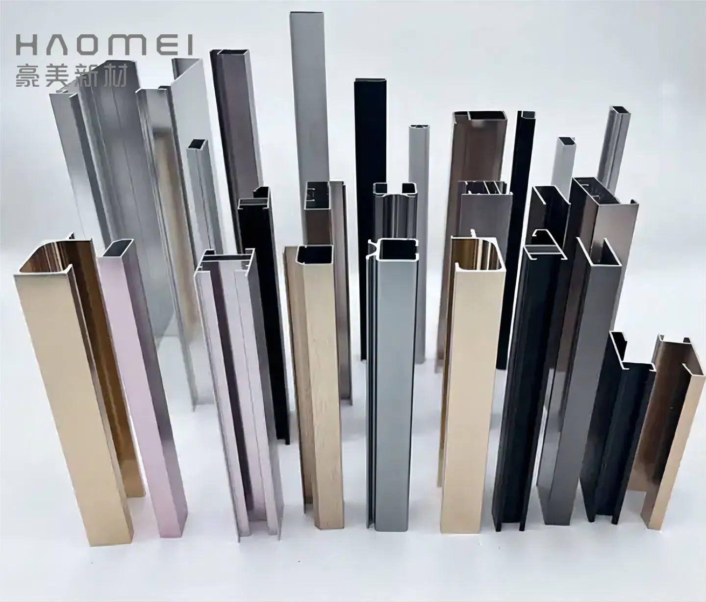 Curtain Wall Aluminum Profiles Extrusion 6063 / 6061 Alloy Premium Quality Costimized