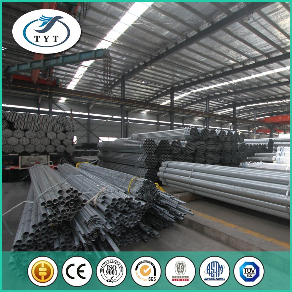ASTM A53 Hot DIP Galvanized Steel Pipe - Sch40 Gi Tube for Water/Gas Pipeline &amp; Scaffolding