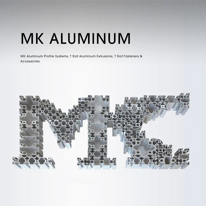 Mk T Slot Aluminum Extrusion Profile Silver Anodized for Automation Assembly Line Conveyor