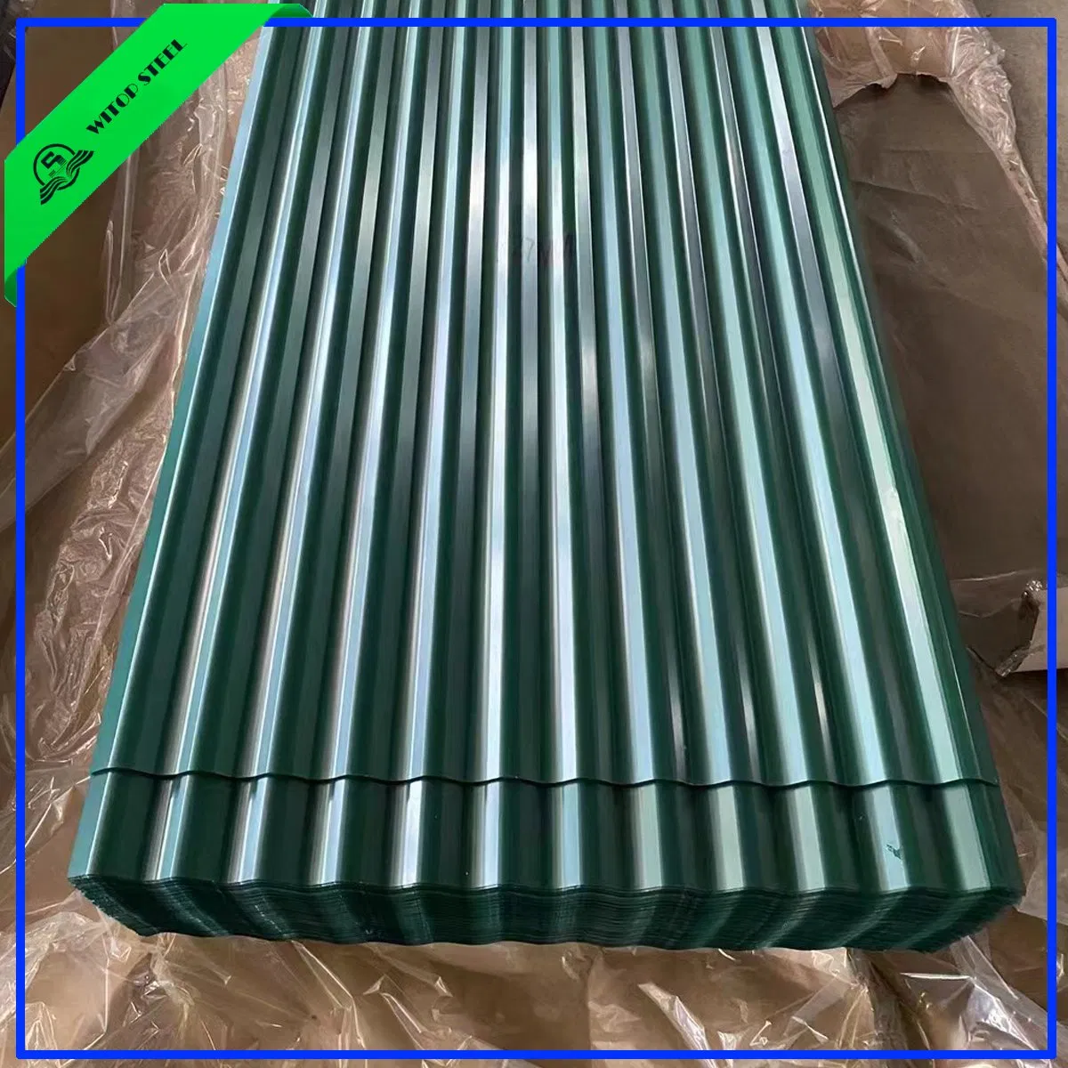 Wave T Shape Color Coated PPGI Prepainted Galvanized Corrugated Steel Roofing Sheets