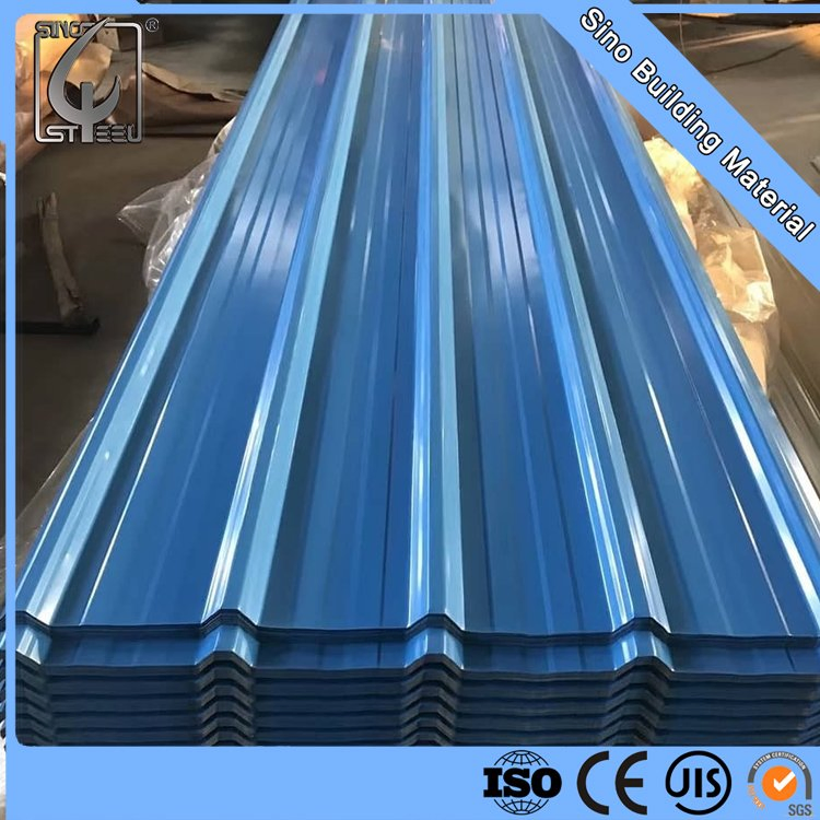 Color Corrugated Roofing Sheet Color Coated Galvalume Galvanized Steel Sheet