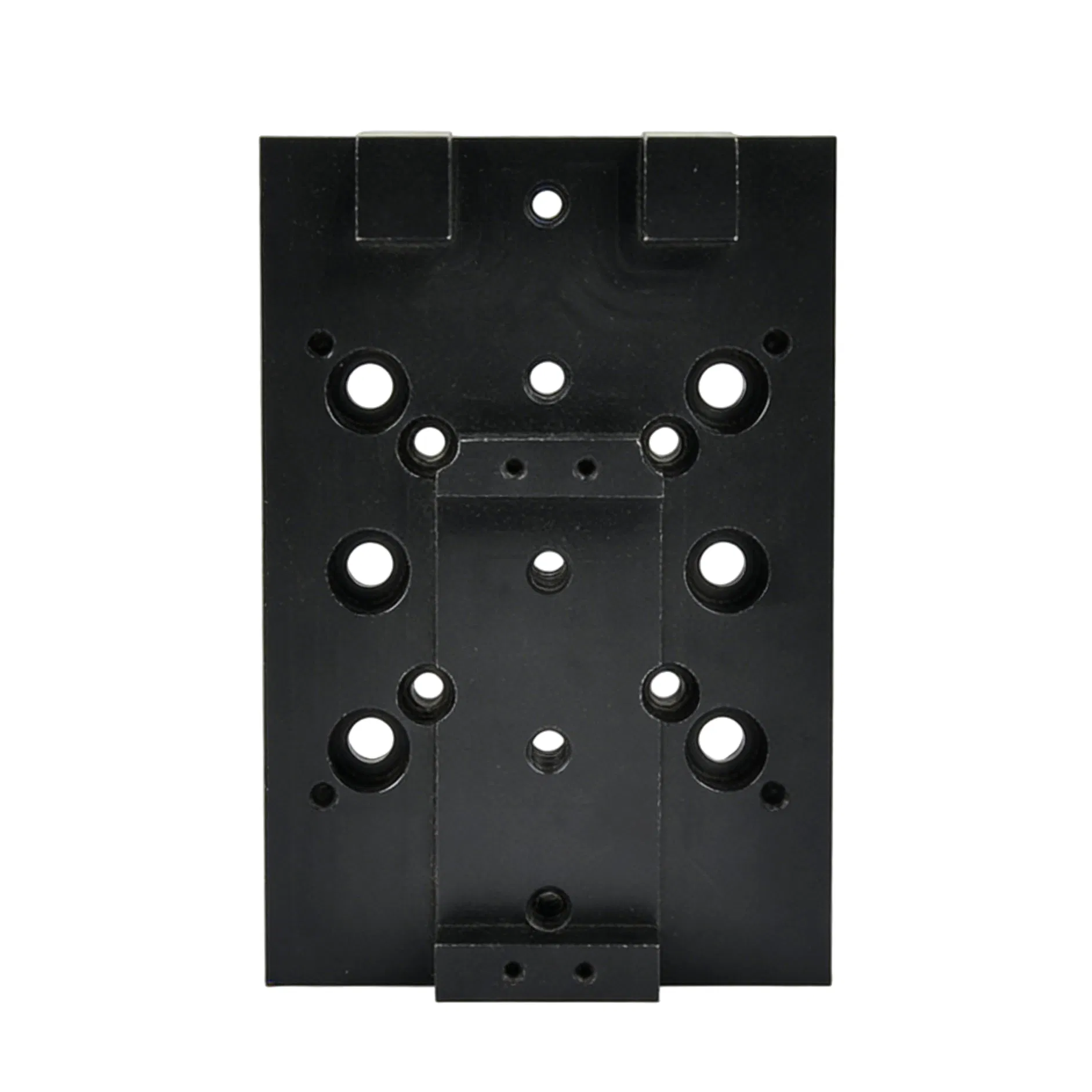 Aluminum Alloy Machining Products Black Anodized with Drilled Holes