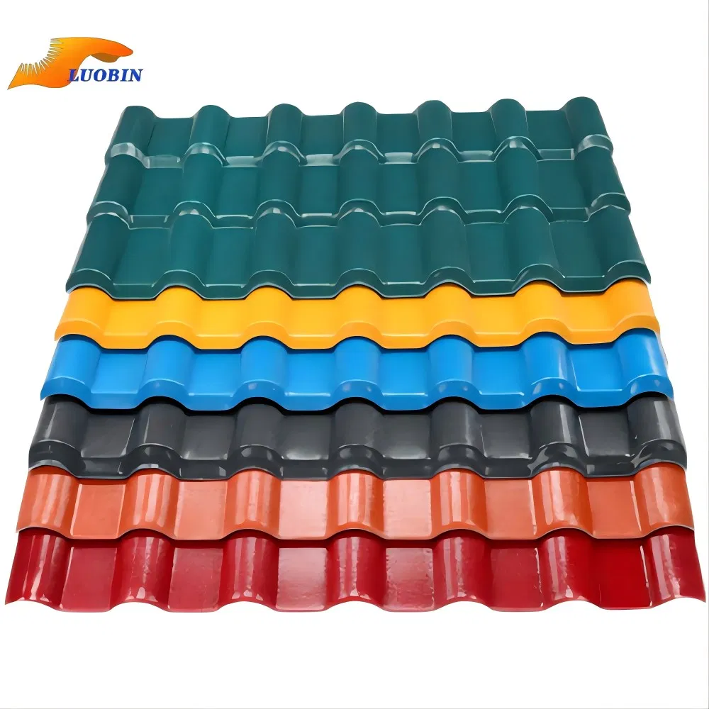 PVC Roofing Sheets UPVC Corrugated Plastic 3D Model Design S Tiles Graphic Design for Roofing Covering Industrial Warehouse