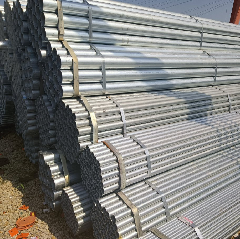 Hot DIP Galvanized Q235 Q345 Scaffolding Weld Steel Pipe Frame Steel Galvanized Pipe