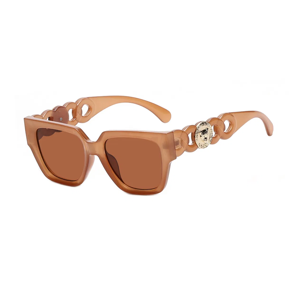 Custom Wholesale Fashion Square Sunglasses Women Provide OEM Service Polarized Replicas Sunglasses