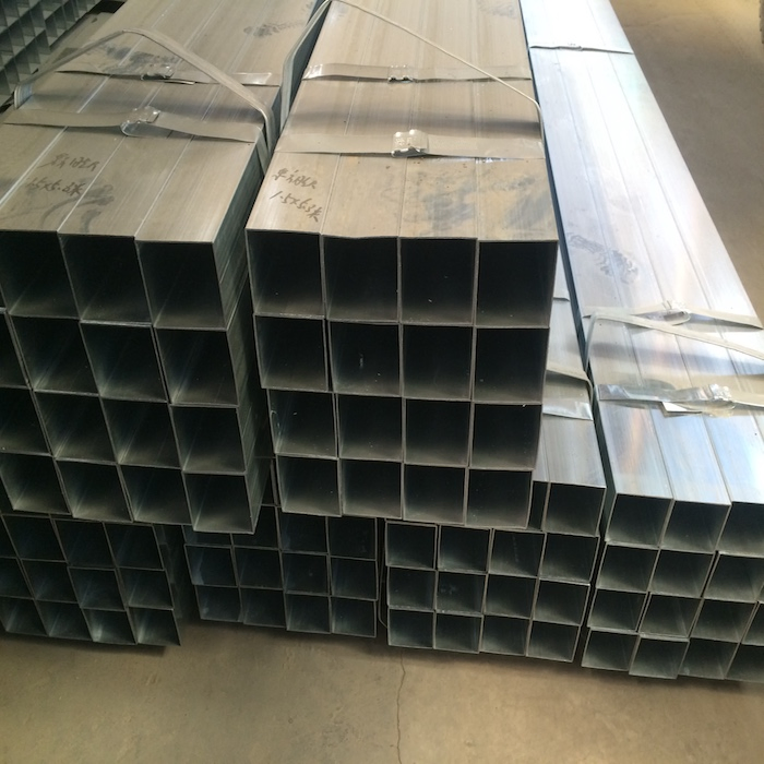 AISI ASTM 4X4 Thick Hot DIP Galvanized Color Pre Galvanized Low Carbon Square Rectangular Steel Pipe