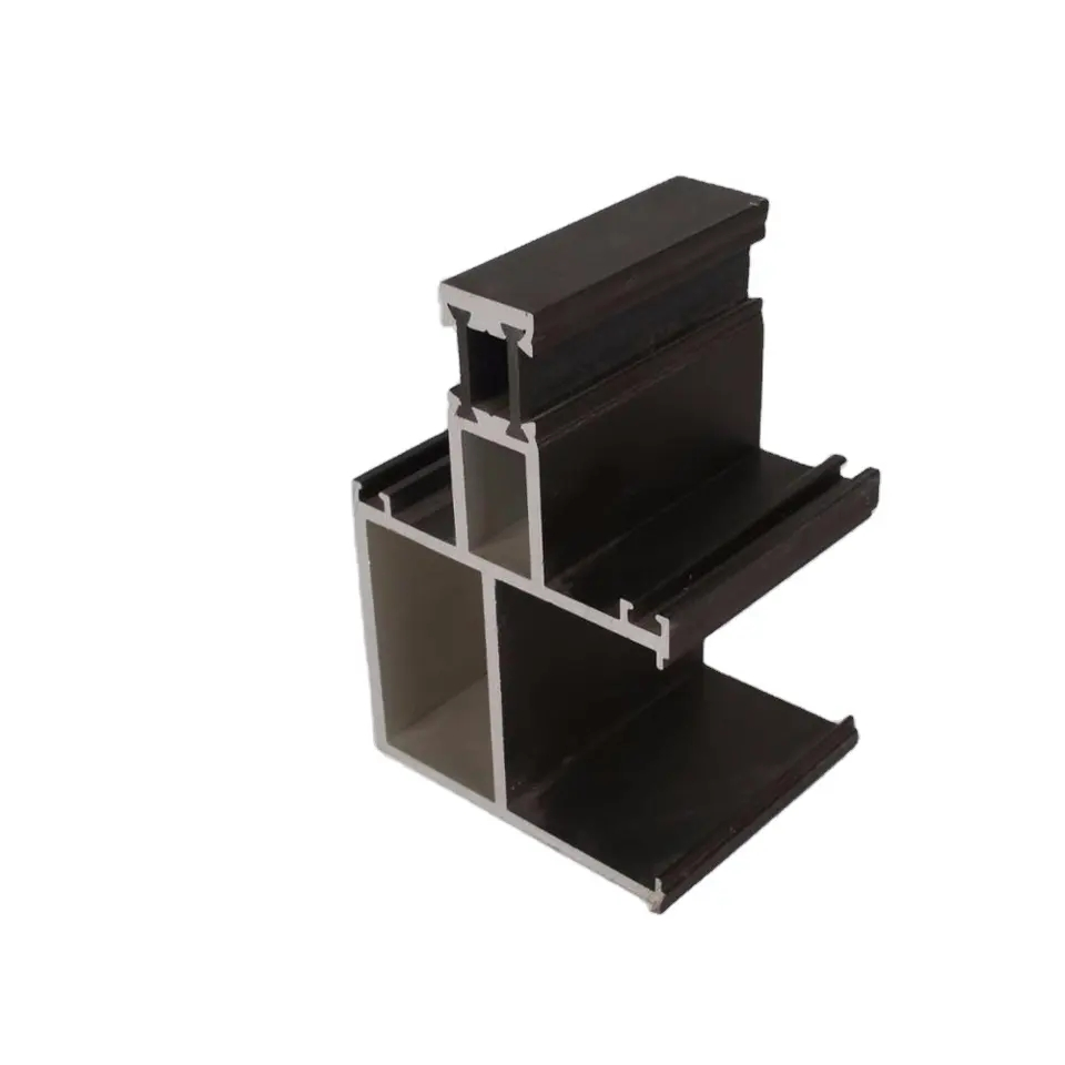 Curtain Wall Aluminum Profiles Extrusion 6063 / 6061 Alloy Premium Quality Costimized