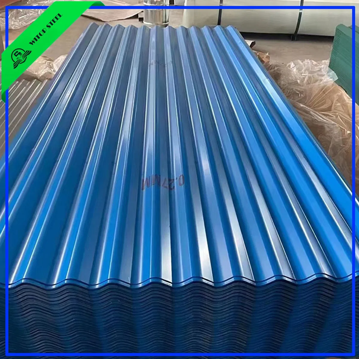 Wave T Shape Color Coated PPGI Prepainted Galvanized Corrugated Steel Roofing Sheets