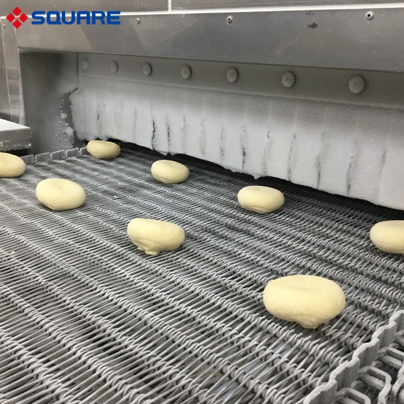 Square High Quality Customized Freeze Meat Fish Seafood Industrial Spiral Quick Freezer