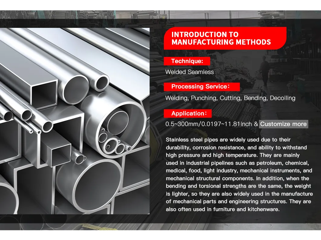 Stainless Steel Pipe Details