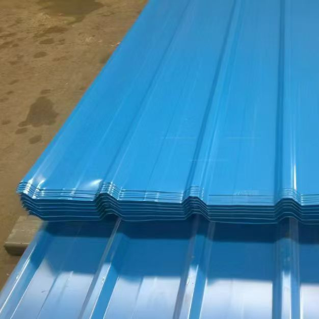 0.3 - 0.8 Millimeters Thick Colored Pre-Coated Galvanized Steel Sheet for Prefabricated Roof Panels of Houses