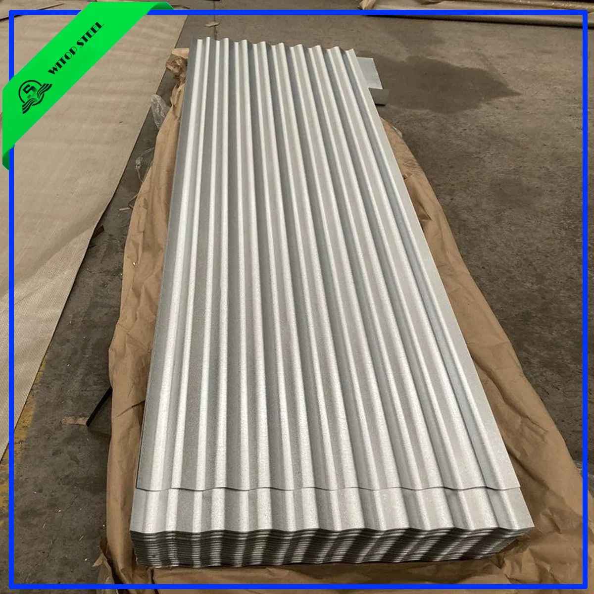0.18mm 0.25mm Thickness Galvalume Corrugated Steel Roofing Sheet. Z30g 40g 60g Galvanized Steel Strip Wave Sheet, Aluzinc Roofing Sheet for Home Cover