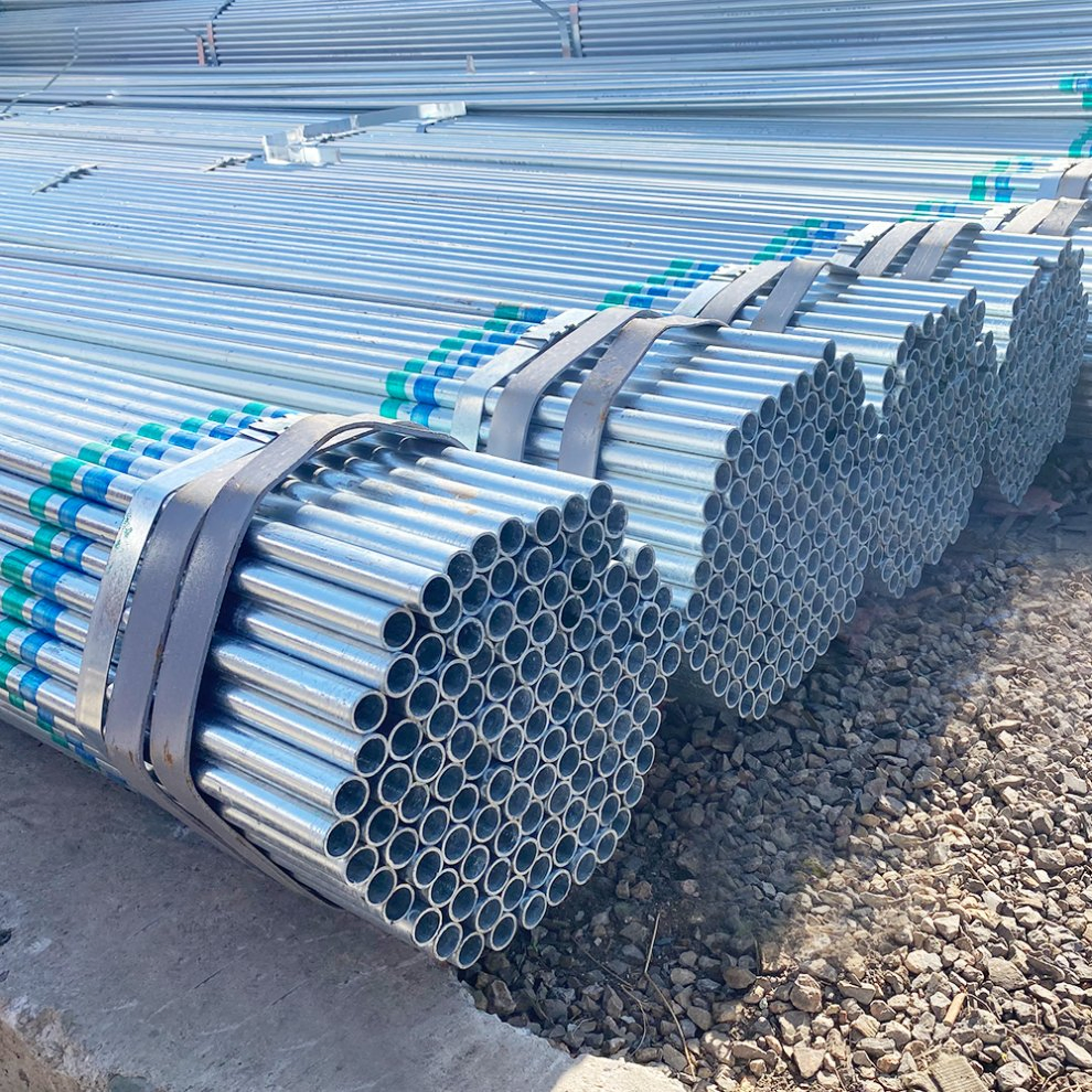 Hot DIP Mild Gi Pipe Tubes Galvanized Iron Steel Round Pipe Price