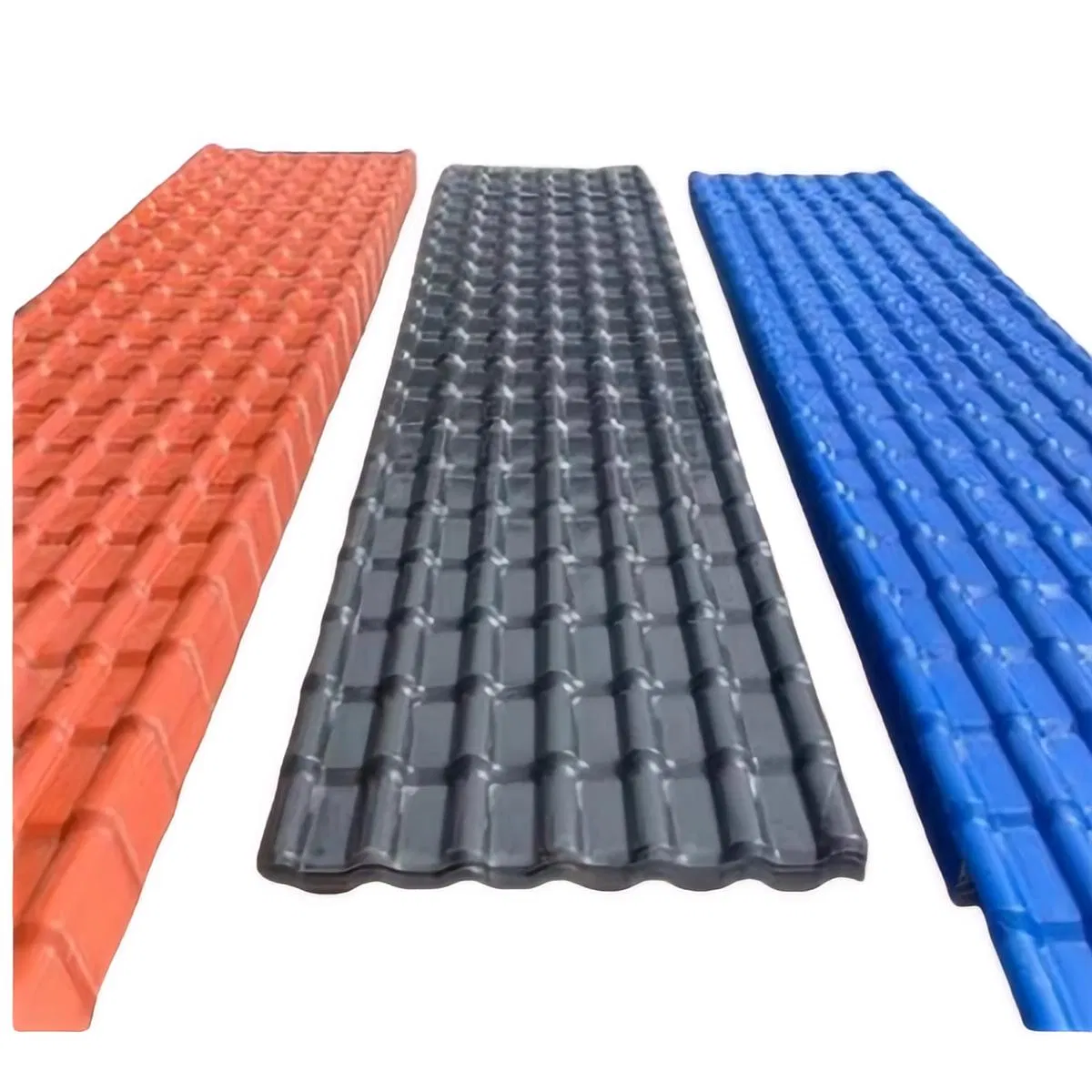 PVC Roofing Sheets UPVC Corrugated Plastic 3D Model Design S Tiles Graphic Design for Roofing Covering Industrial Warehouse