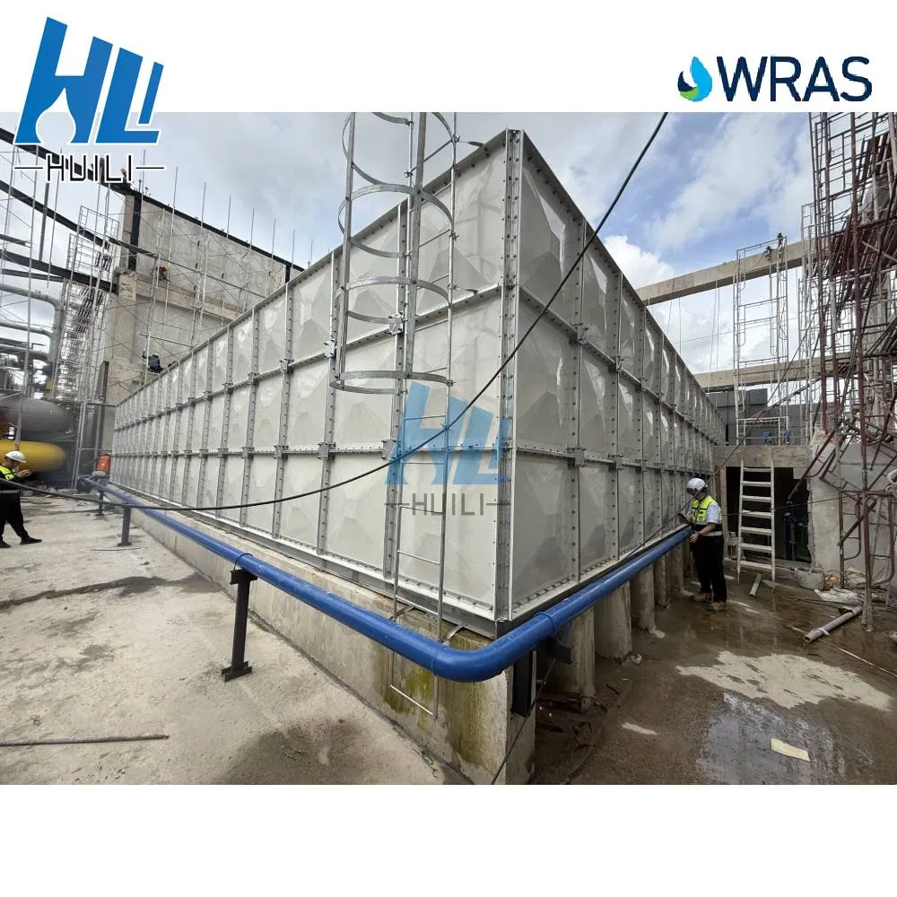 Wras Rectangular Square FRP GRP Water Storage Tank Fiber Glass Tank Price