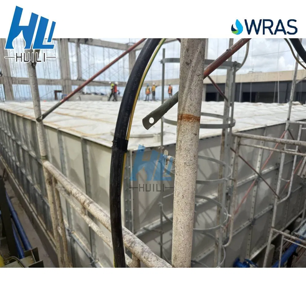 Wras Rectangular Square FRP GRP Water Storage Tank Fiber Glass Tank Price