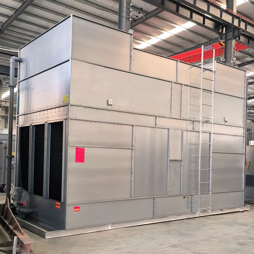Good Quality Low MOQ Factory Heat Exchange Water-Saving 500t Industrial Square Cross Flow Advanced Closed Cooling Tower with CTI Certification