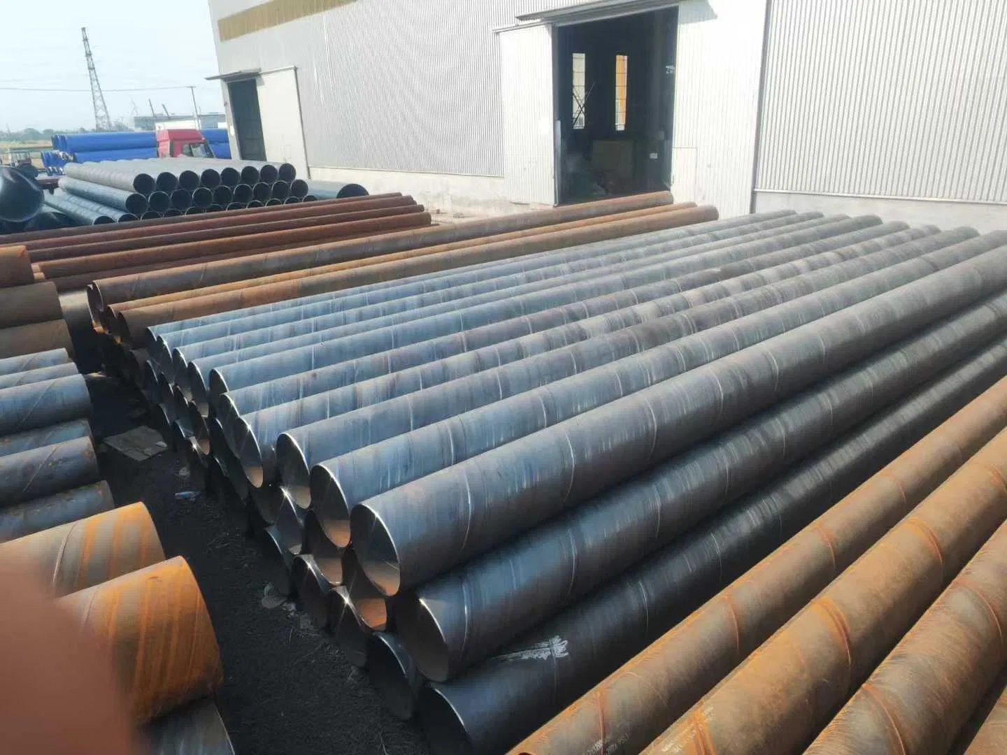 Factory Sales Carbon Steel Tube Spiral Welded Pipes 6m 12m Well Pipe Customized Service