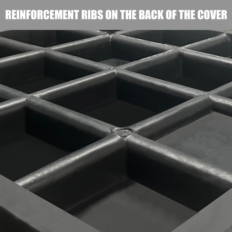 Factory Cheap Price FRP/BMC/SMC/GRP Composite Resin Fiberglass Square Manhole Cover for Sidewalk/Garden/Road