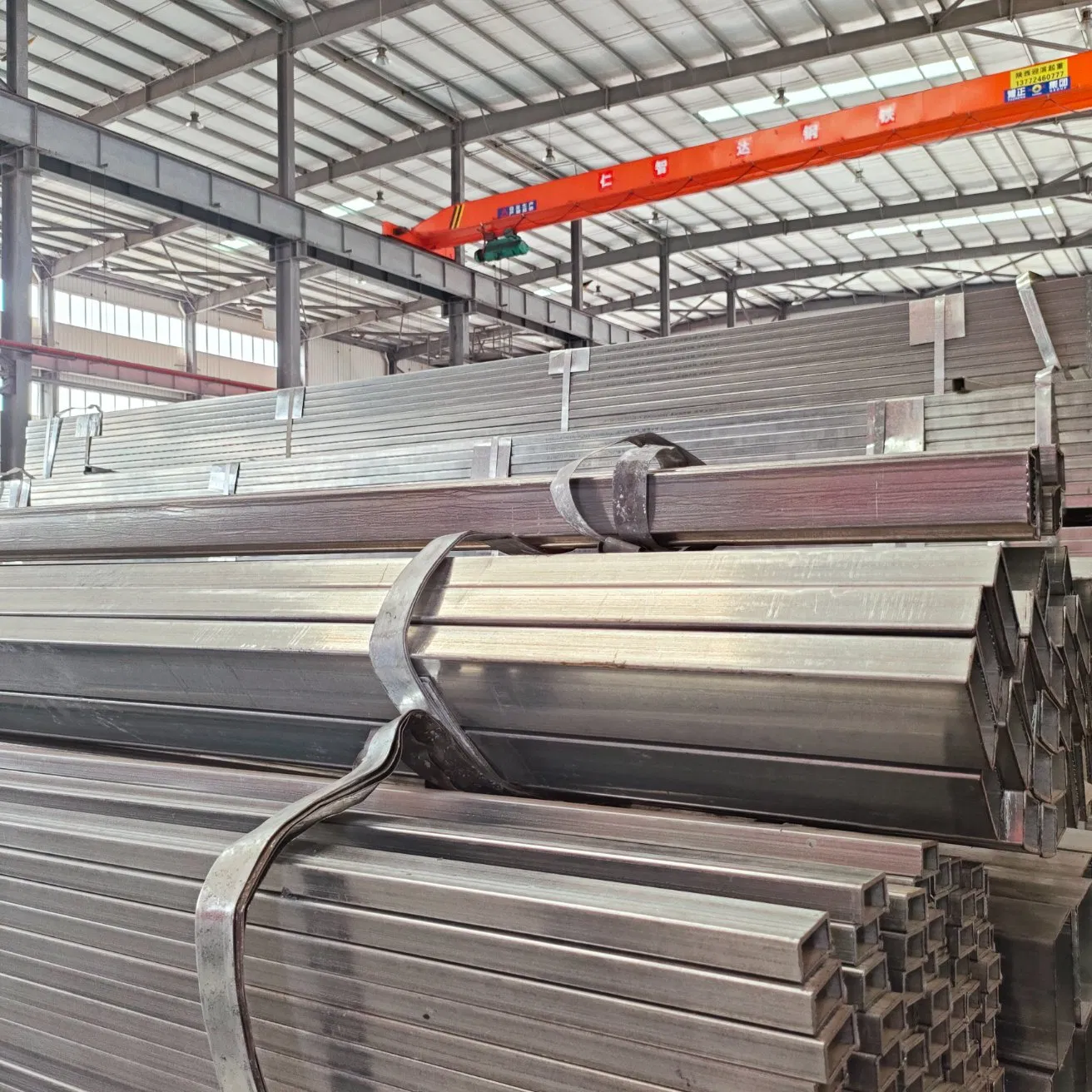 5 mm Wall Thickness Hot DIP Galvanized Square Steel Pipe Profile for Creating Frames and Supports for Machinery and Equipment