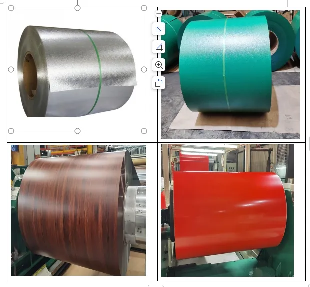 Aluminium coil surface details