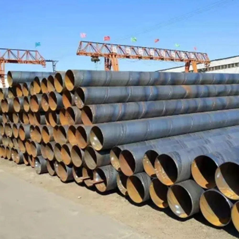 Anti-Corrosion Spiral Steel Pipe for Sewage Treatment, Hot-DIP Galvanized or Fbe Coated, DN600-DN3000 with ISO 9001 Certification