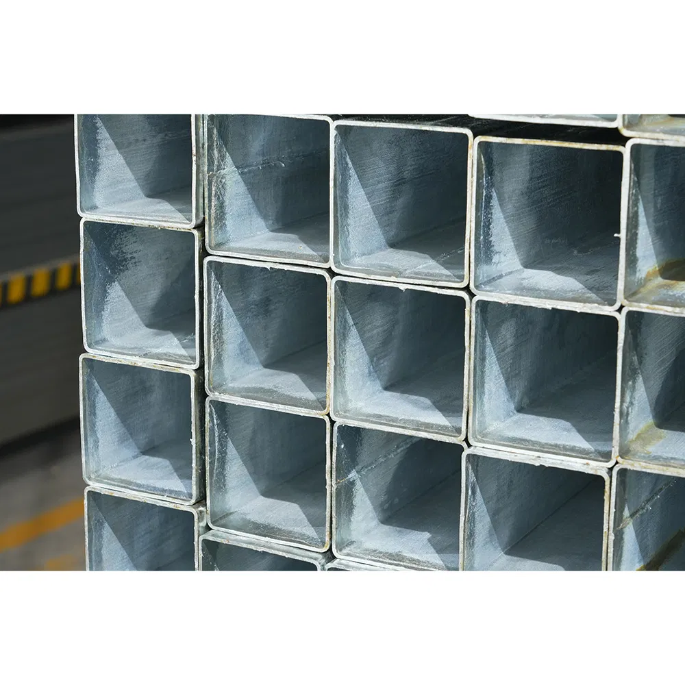 Durable Hot-DIP Galvanized Square Steel Pipe for Storage Racks &amp; Shelving