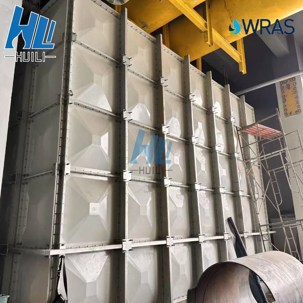 Wras Rectangular Square FRP GRP Water Storage Tank Fiber Glass Tank Price