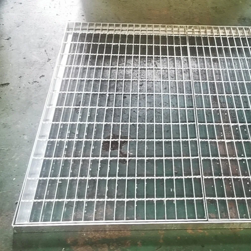 Q235/Q345 Material Square Design Galvanized Steel Drain Grating for Lot Trench