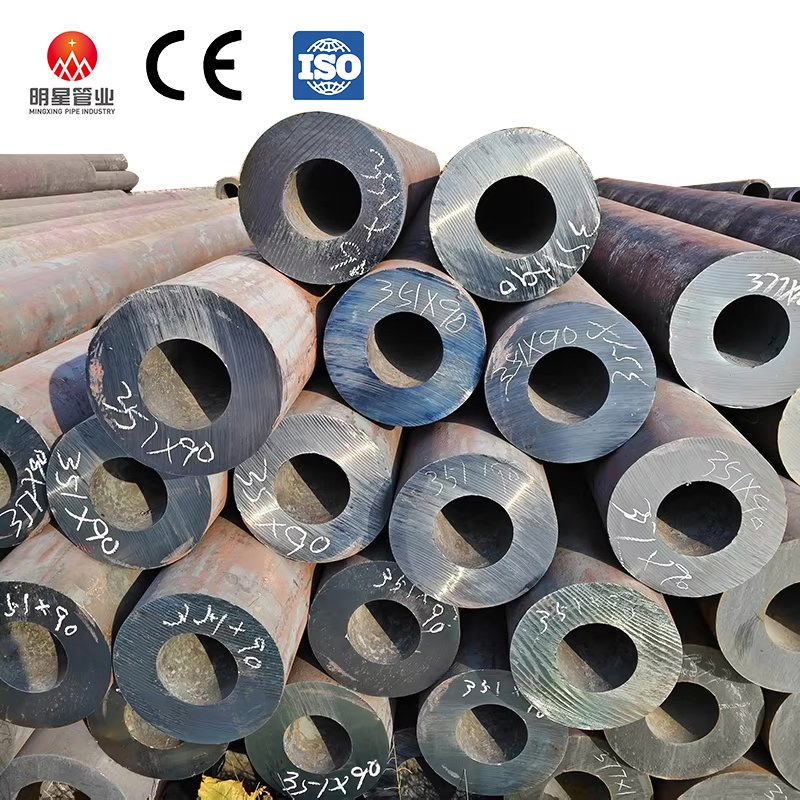 ASTM A53/A106 Gr. B/JIS DIN/A179/A192/A333 X42/X52/X56/X60/65 X70 Stainless/Black/Galvanized/Round Grooved Seamless/Welded Carbon Steel Pipe