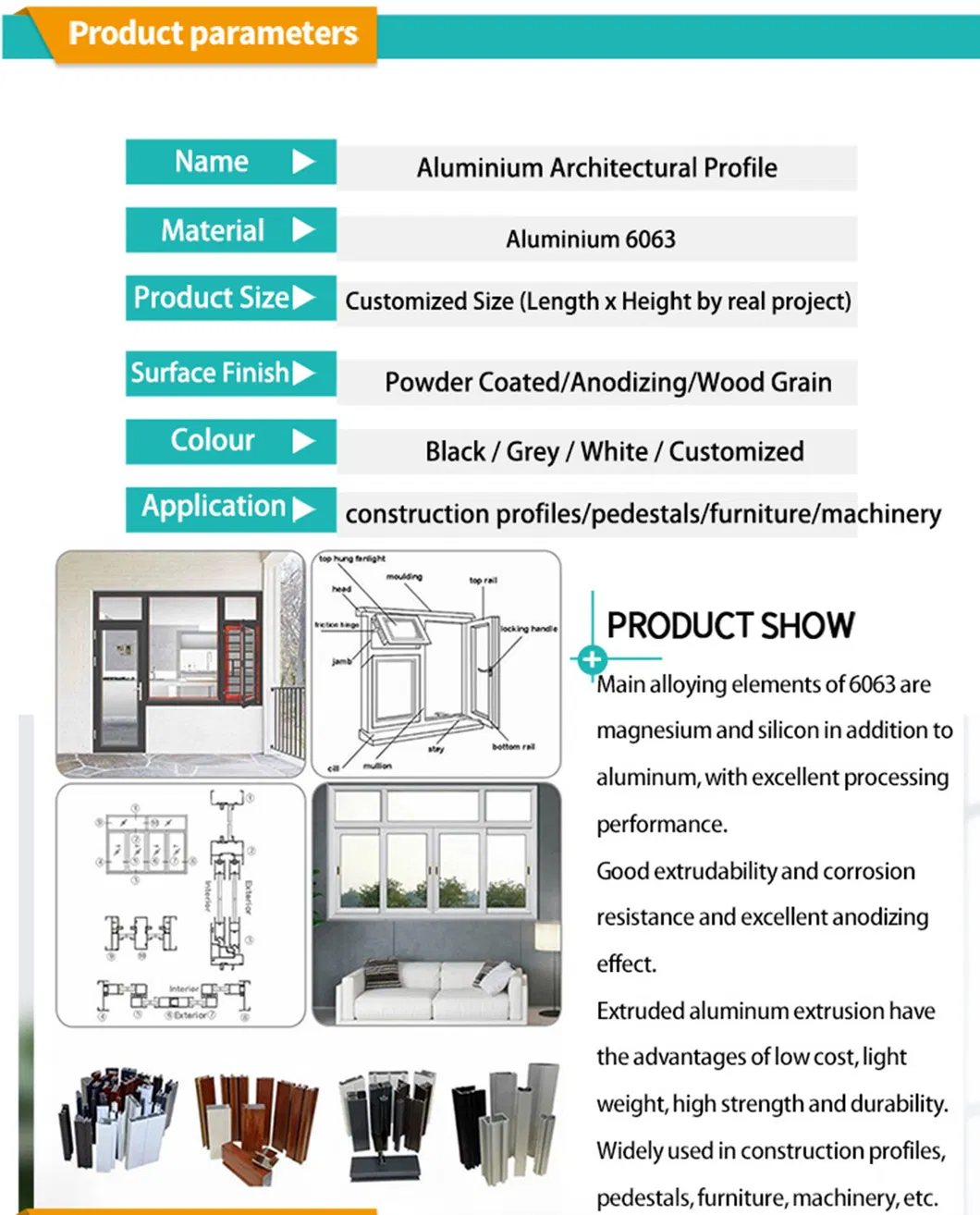 Aluminum Profile Specs