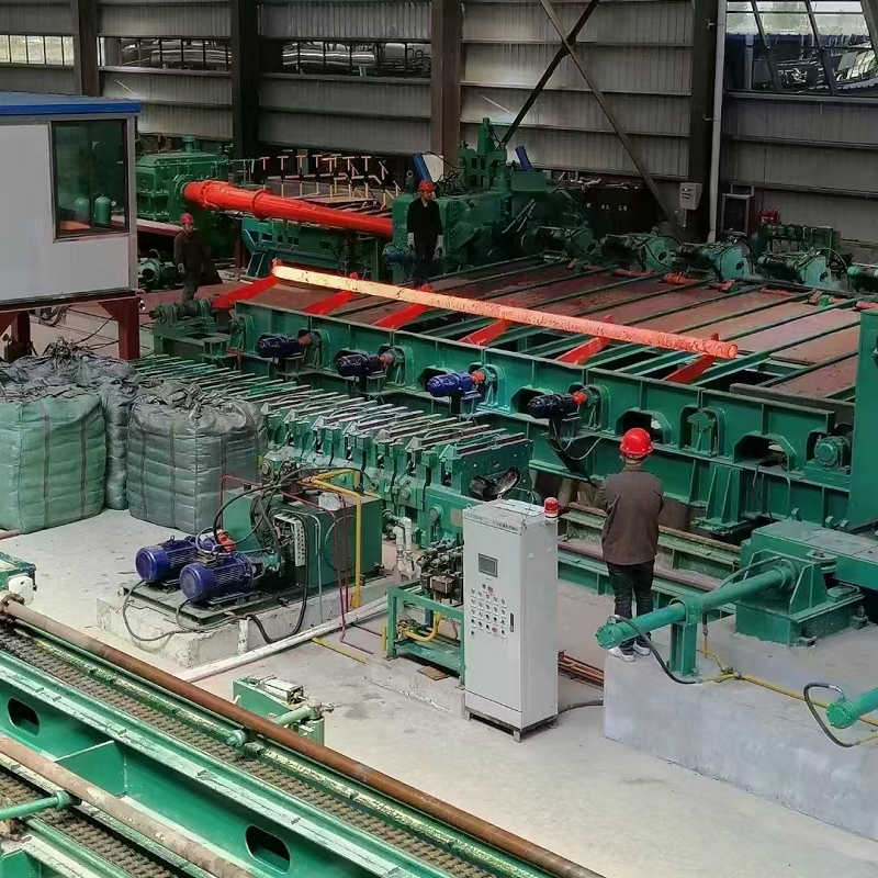 Seamless steel pipe production line at Ningbo Ramparts BuildCore Co Ltd
