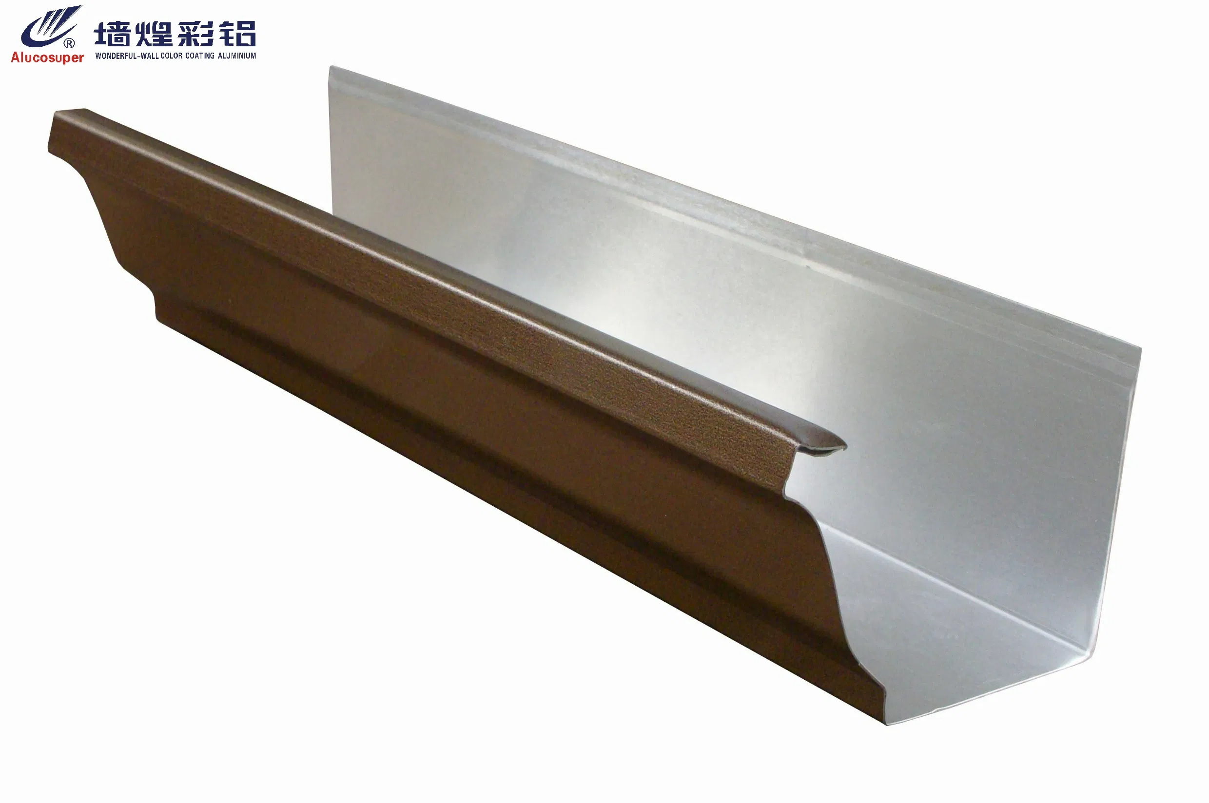 0.6mm 0.7mm 0.8mm Color Coated Aluminium Coil for Gutter, Downpipe, Downspout, Rainspout