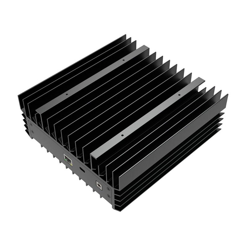Black Anodized Aluminum Extrusion Enclosure for Hardware Solar Controller and Power Supply