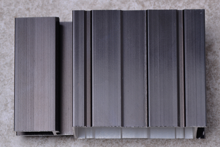 6063-T5 Black Sandblasting Anodized LED Aluminium Frames Profile (A55)