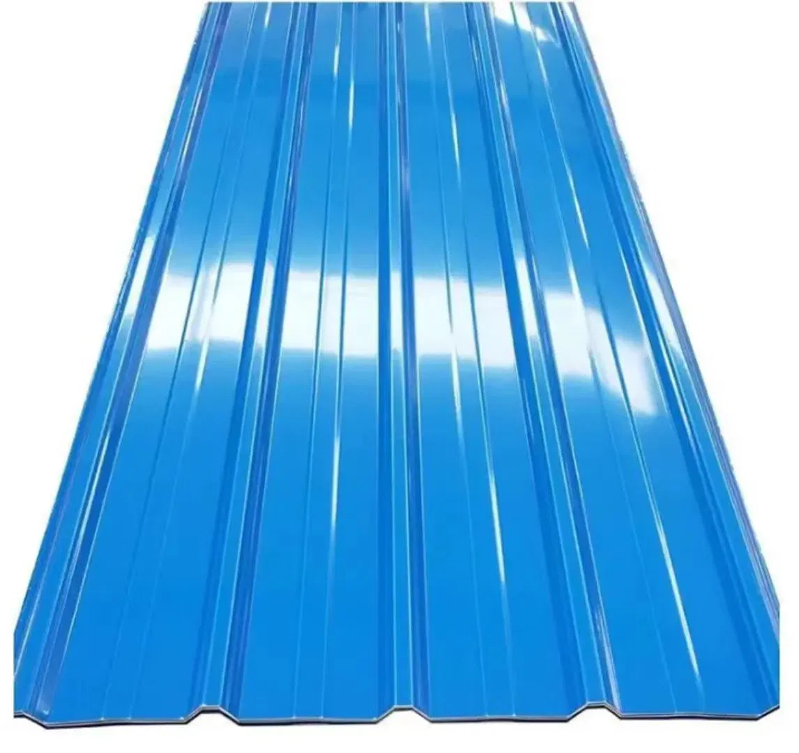 Pre-Galvanized and Color-Coated Double Protection Color Coated Corrugated Steel Sheet for Roofing of Factory Buildings