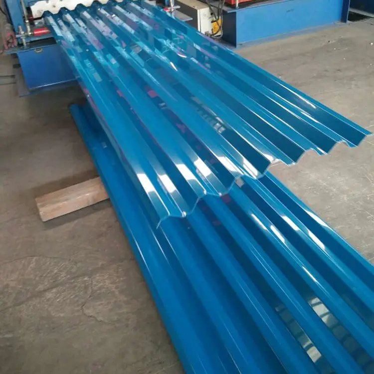 Baowu Steel Z275 Aluzinc Roofing Sheet Corrugated Color Coated Galvanized PPGI/PPGL Sheet