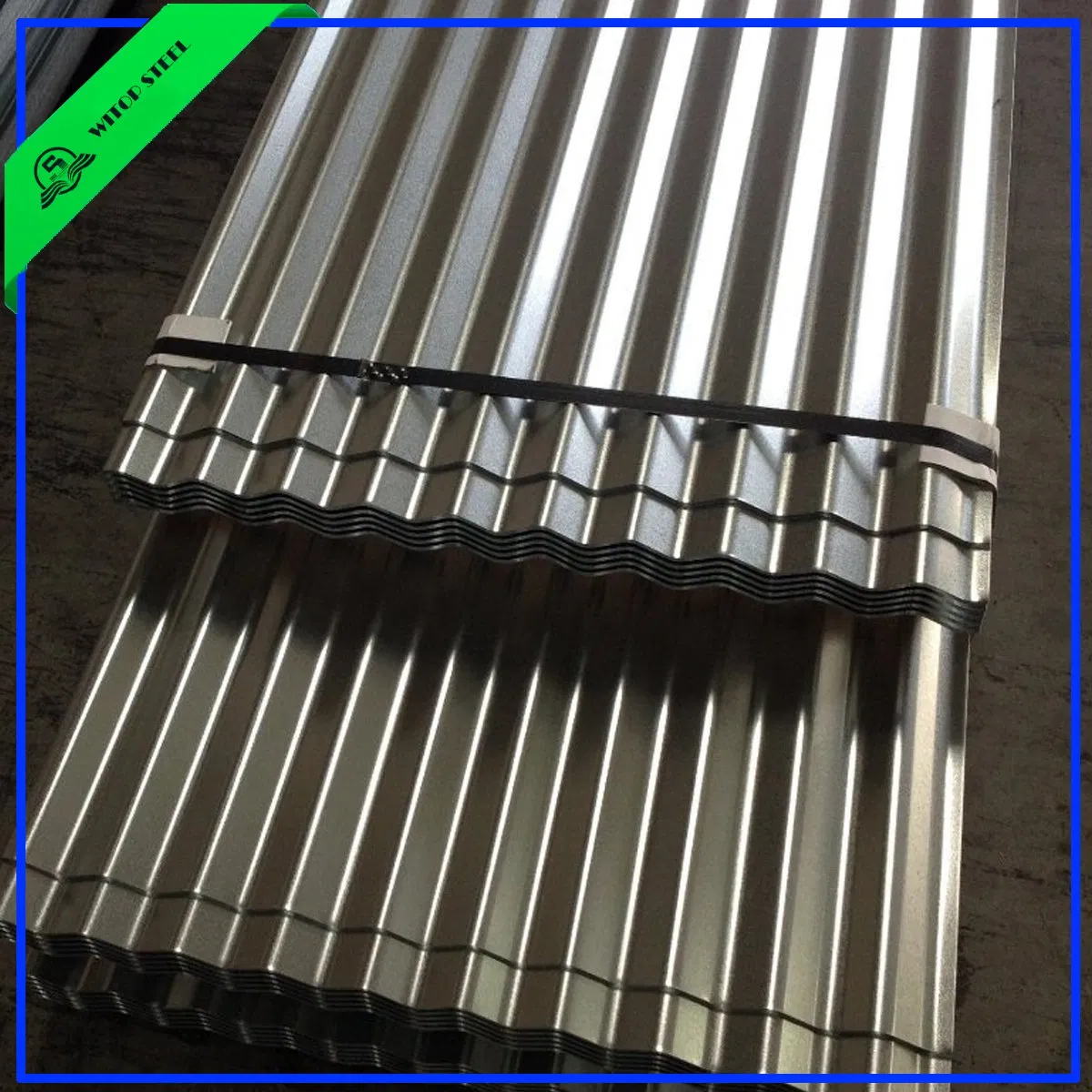 0.18mm 0.25mm Thickness Galvalume Corrugated Steel Roofing Sheet. Z30g 40g 60g Galvanized Steel Strip Wave Sheet, Aluzinc Roofing Sheet for Home Cover