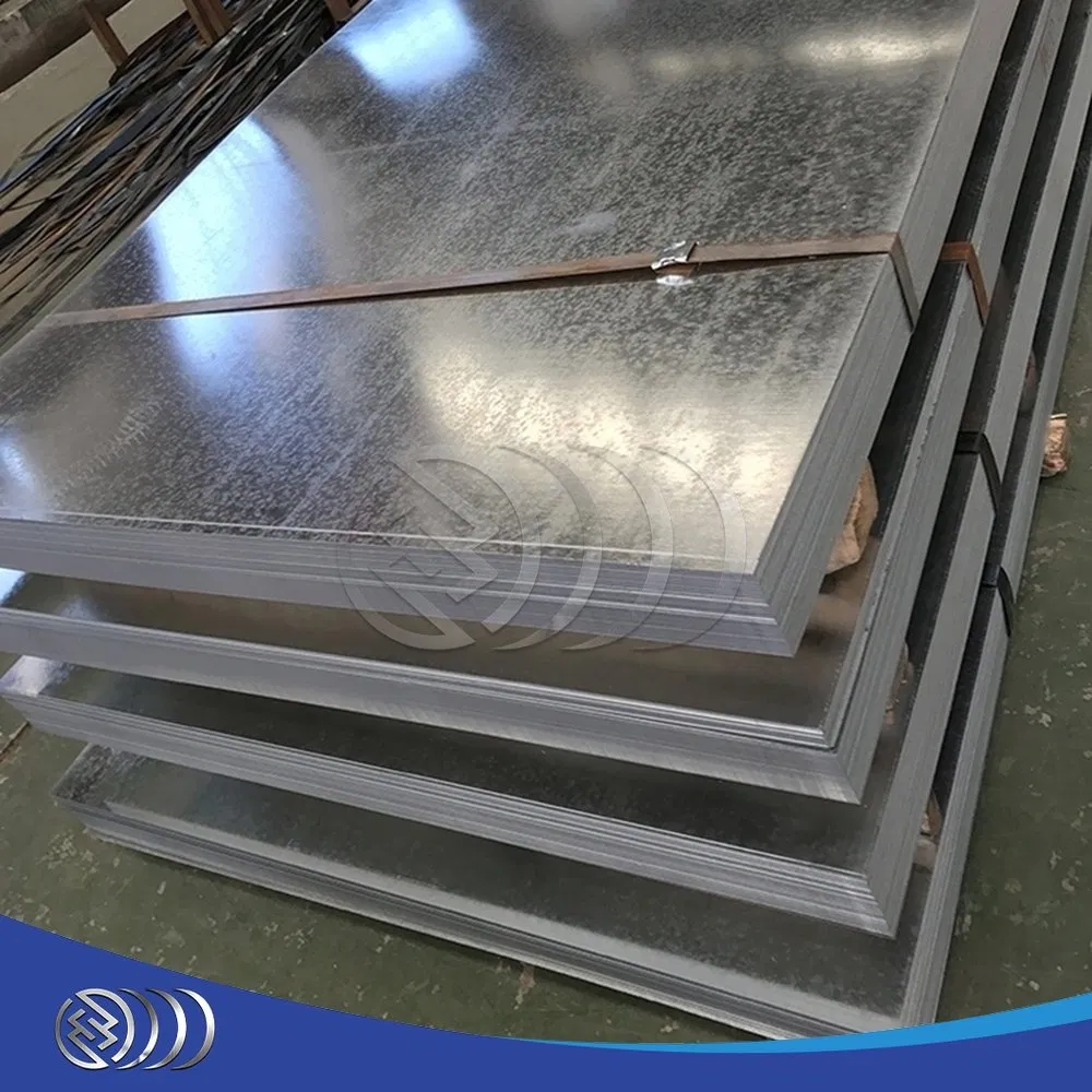 Guanxian Dx51d DC51D Thickness 0.8mm 1.2mm Hot Dipped Sq Cr22 (230) Sq Cr22 (255) Sq Cr40 (275) Sq Cr50 (340) Steel Grade 16 Gauge Pre Galvanized Steel Sheet