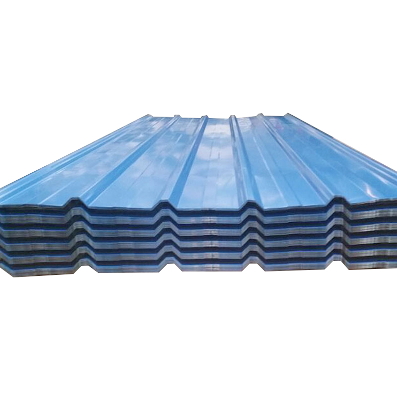 Roofing Iron Sheet 5.8m Blue Color Coated Galvanized Corrugated Steel Roof Sheets