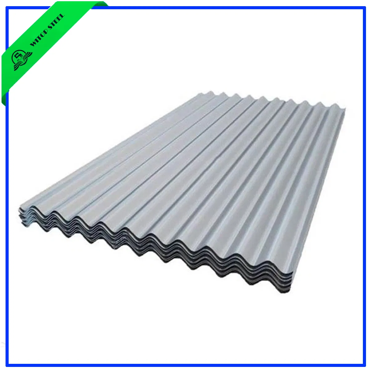 0.18mm 0.25mm Thickness Galvalume Corrugated Steel Roofing Sheet. Z30g 40g 60g Galvanized Steel Strip Wave Sheet, Aluzinc Roofing Sheet for Home Cover