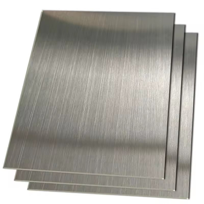Stainless Steel Plate 4X8 201 304 316L 430 904L 2205 Cold Rolled 2b Ba No. 4 8K Hot Rolled No. 1 Factory Custom Sizes