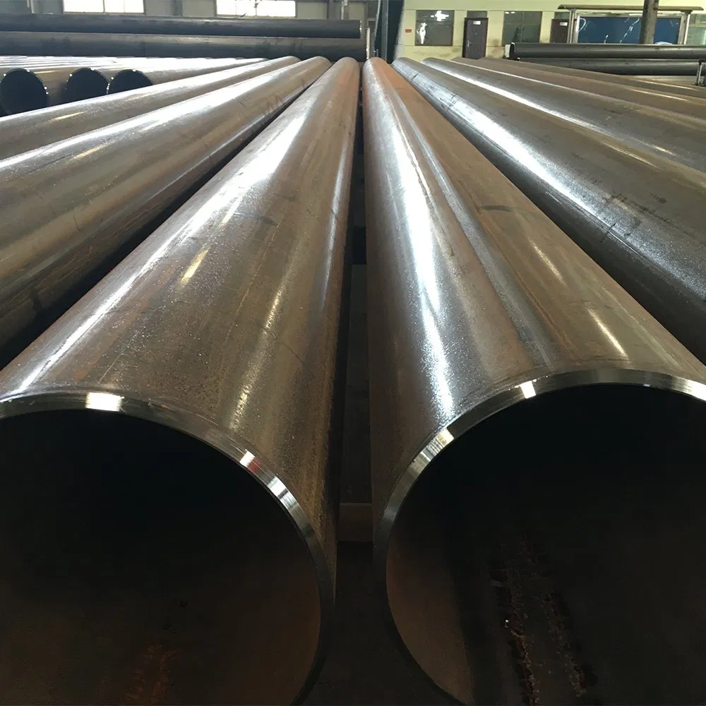 Oil and Gas Pipeline Pipe Factory Supply 5L ASTM A106 A53 Grade B Sch40 Hot Rolled/Cold Rolled Carbon/Mild Steel Ms Iron Black Welded Seamless Tube