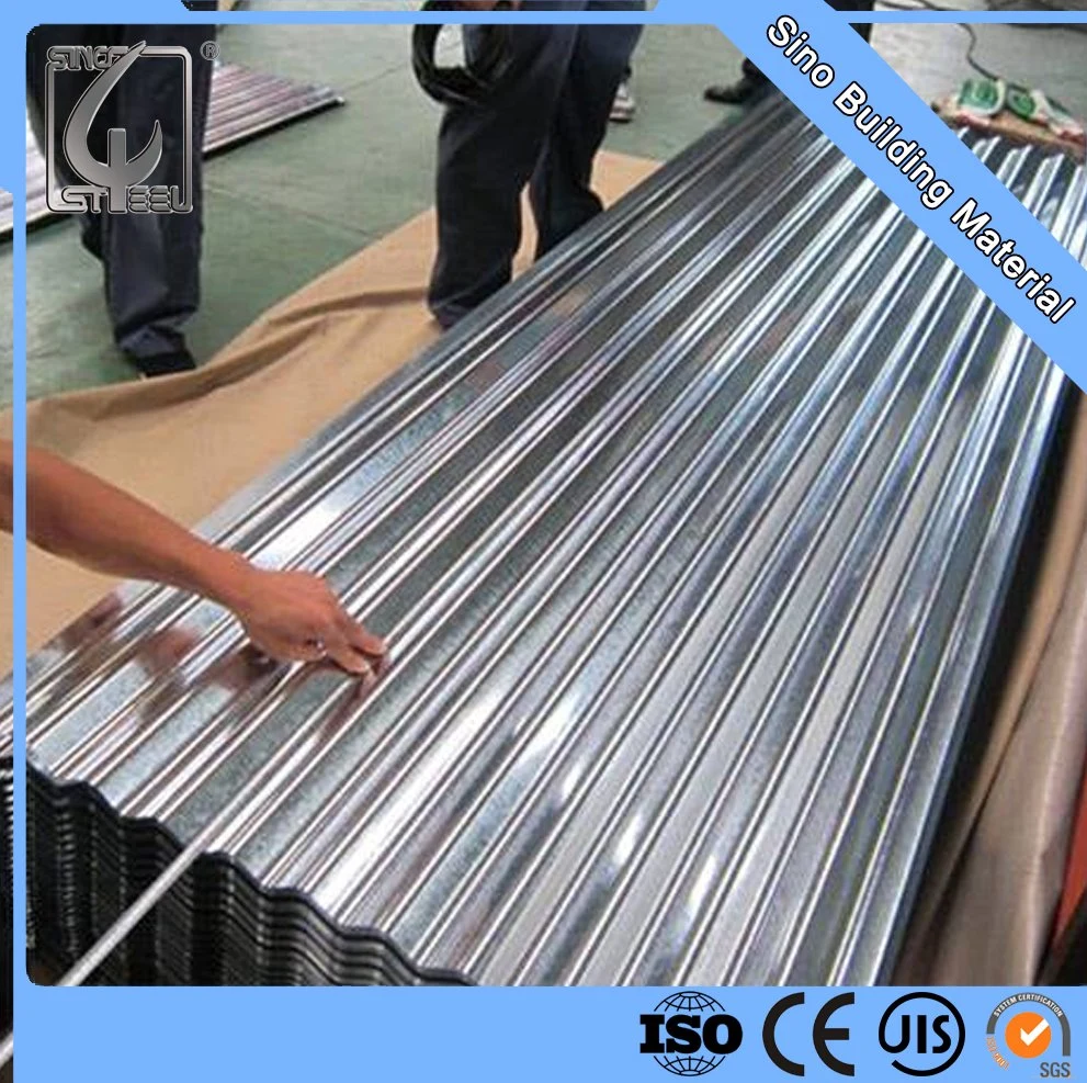 0.13-1.0/Bwg/AWG Roof Sheet Zero Regular Spangle Zinc Coated Corrugated Roofing Sheet