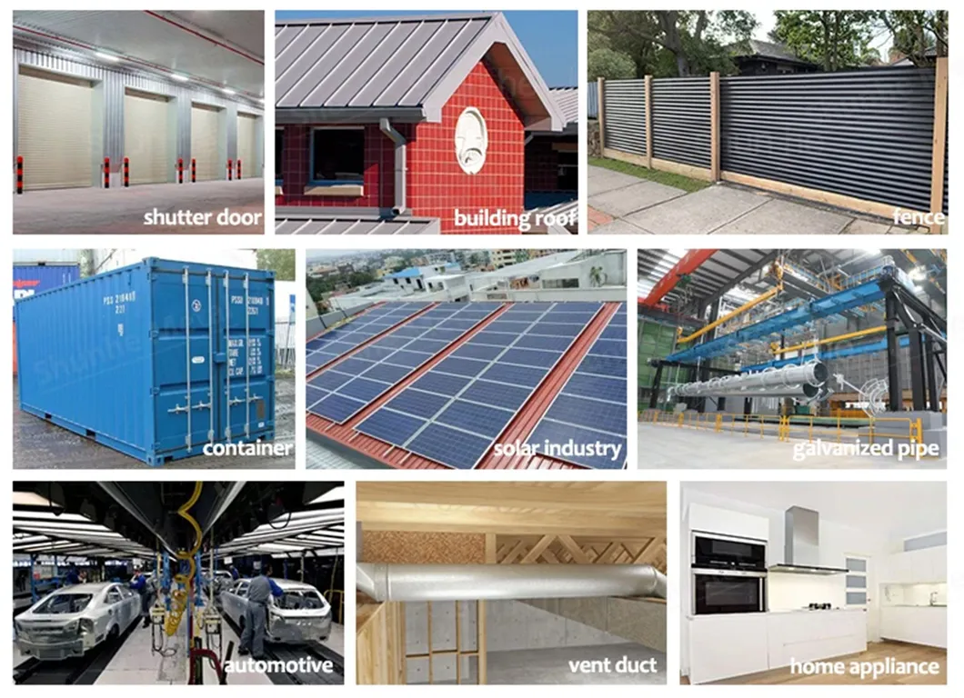 Galvanized coil Application